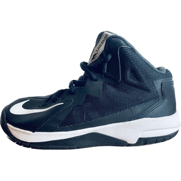 Nike Other - Nike Kids Stutter Step 2 Black White High Top Sneakers Shoes | Kid's 13.5C US